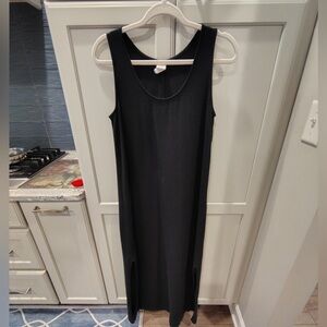 Lolë Sleeveless Maxi Dress | Black | Size M | Side Slits